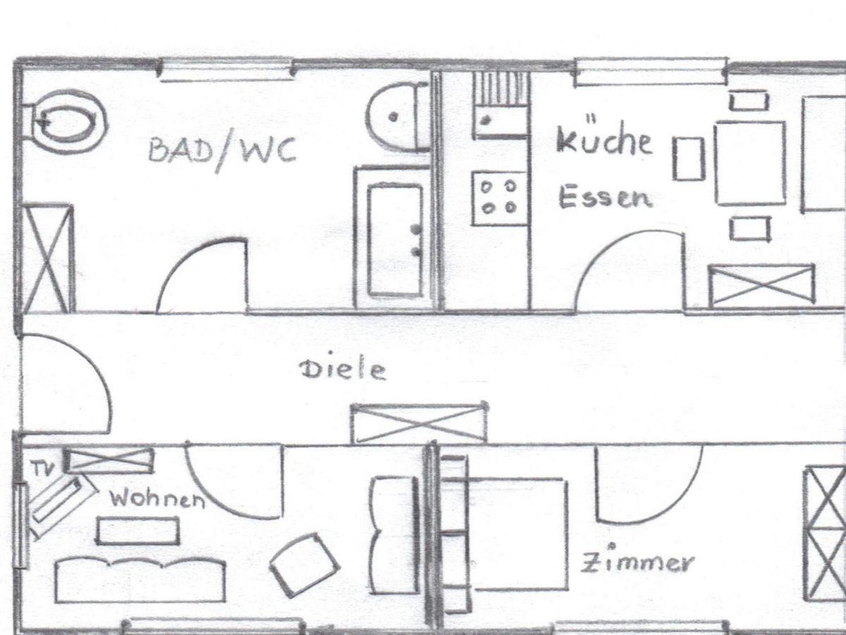 Apartment Bei Anna Schlitters Esterno foto